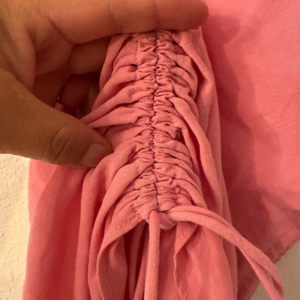 Amanda Uprichard Pink Ruched Mini Dress - Picture 9 of 12